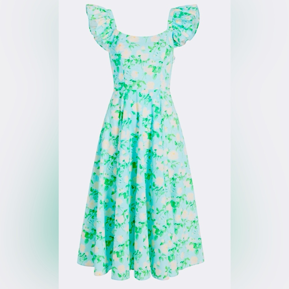 Hill House Home Daphne in Blue Roses. EUC. Size XS